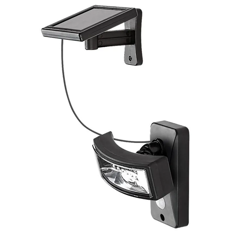 Dokud Zásoby Vydrží Solární nástěnné svítidlo se senzorem Rabalux Valpovo 77019 LED 2,4W 4000K 250lm IP44 černá