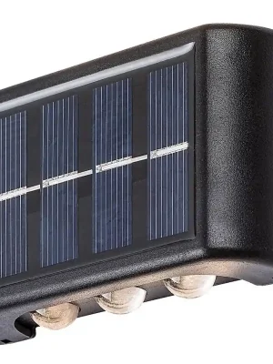 Cenový Hit Solární svítidlo Rabalux Kangton 77024 LED 1,2W 3000K 8lm IP44 černá