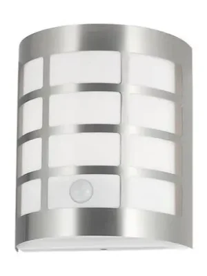 Výprodej Venkovní nástěnné svítidlo se senzorem Rabalux Sevilla 8800 1xE27 11W IP44 chrom