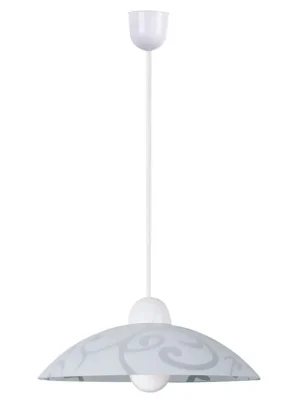 Akční Cena Závěsné svítidlo Rabalux Scroll 1846 1xE27 60W IP20 bílá
