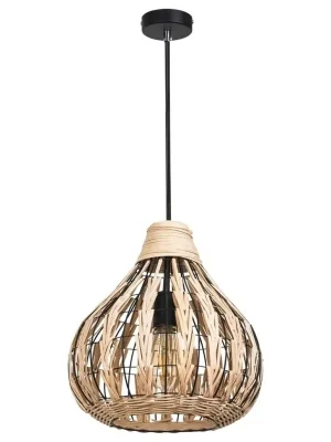 Závěsné svítidlo Rabalux Zahara 7604 1xE27 40W přírodní Horká Nabídka
