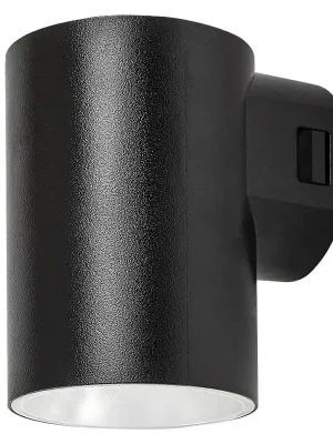 Jen Po Omezenou Doba Nástěnné svítidlo LED RABALUX URFA 9W 900lm 2700-4000-6500K IP65 kulatá černá 77154