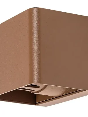 Víkendová Akce Nástěnné svítidlo LED RABALUX HALLSTATT 10W 320lm 3000K IP54 hnědá 77169