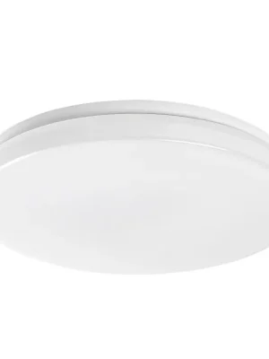 Dokud Zásoby Vydrží Stropní LED svítidlo RABALUX LOWAR 18W 1100lm 3000-6000K IP44 kruh bílá 77182