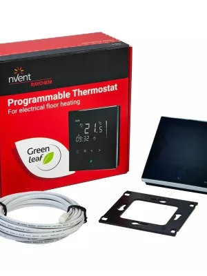 Termostat pro podlahové vytápění RAYCHEM R-GREEN-LEAF-EU elektron., dotyk.displej 1244-017312 Nízká Cena