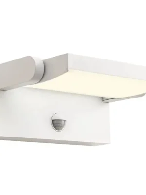 Ihned K Objednání Nástěnné LED svítidlo UNILUX REDO FLIP AP LED 20W WH 3000K SZ. 1800lm IP54 venkovní bílá se senzorem 90586