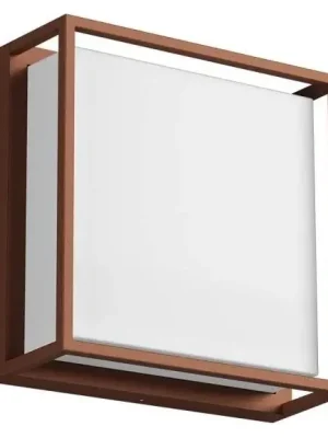 Přisazené venkovní svítidlo UNILUX REDO QUADRIS PL LED COB 24W 1725lm IP54 CO 3000K hnědá 90566 Autentický
