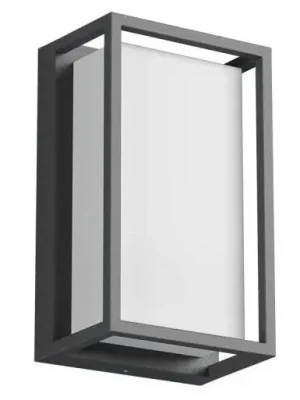 Nakupujte Hned Přisazené venkovní svítidlo UNILUX REDO QUADRIS AP LED COB 12W 902lm IP54 DG 3000K antracit 90533