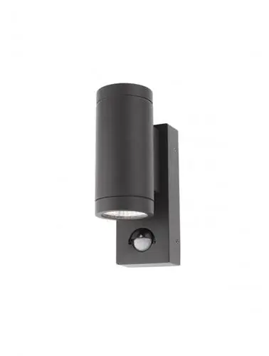 Jen Po Omezenou Doba LED venkovní nástěnné svítidlo se senzorem UNILUX VINCE 2xLED 3W 505lm 3000K IP54 antracit 9453