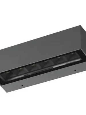 Nejprodávanější Venkovní nástěnné svítidlo UNILUX REDO AROOS AP LED 7,5W 483lm 3000K IP65 205mm tmavě šedá 90921