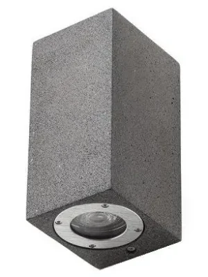 Venkovní nástěnné svítidlo RENDL KANE II GU10 IP65 beton/dekor tmavý granit RED R13794 Jen Po Omezenou Doba