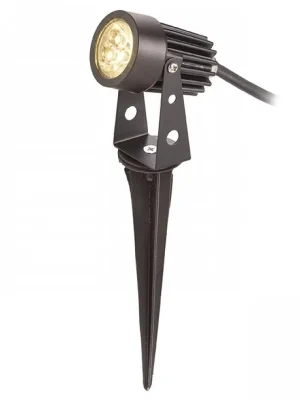 Poslední Šance Svítidlo na bodci AULIX GUN 230V LED 3x1W 210lm 30° IP65 3000K černé R10530