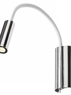 Nástěnné svítidlo AULIX SHOW LED 3W 240lm 3000K bílá chrom R12896 Nakupujte Hned