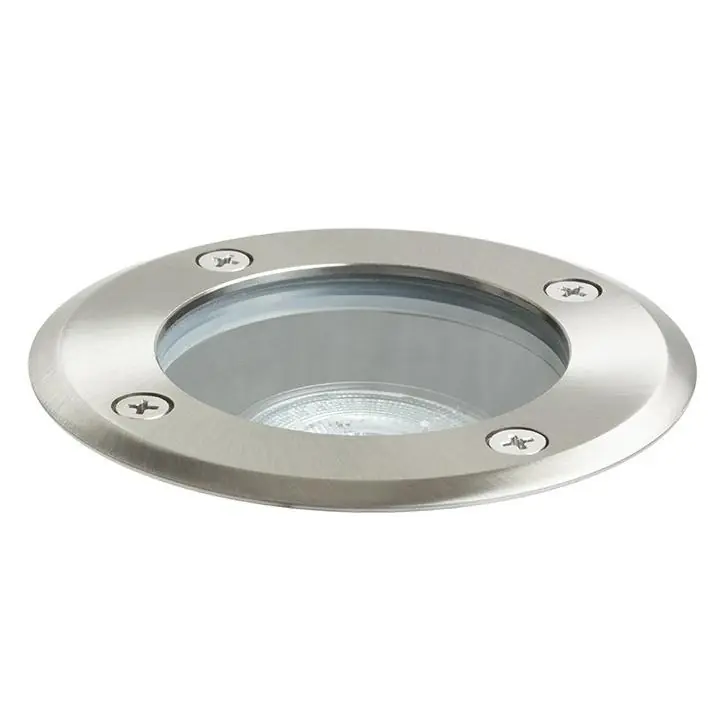 Venkovní kovové zápustné svítidlo do země AULIX RBU R 230V GU10 15W IP67 nerezová ocel R14096 Jen Po Omezenou Doba