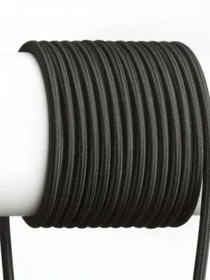 Vysoce Kvalitní RENDL KABEL FIT TEXTILNÍ 3X0,75 1BM ČERNÁ R12222