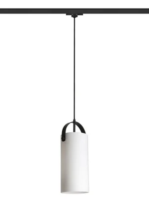 Sezónní Sleva Lištové svítidlo AULIX JULIETTA 31 pro tříokruhovou lišu 230V opálové sklo/černá 230V E27 20W, R13856