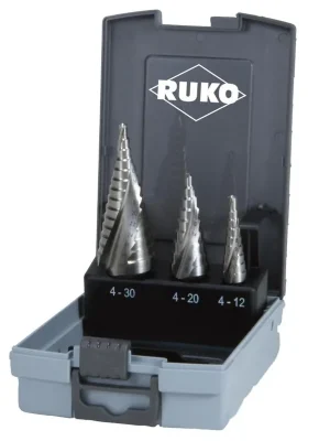 Sada vrtáků RUKO 4,0-12,0mm, 4,0-20,0mm, 4,0-30,0mm, 3-Díl 101026RO Novinka