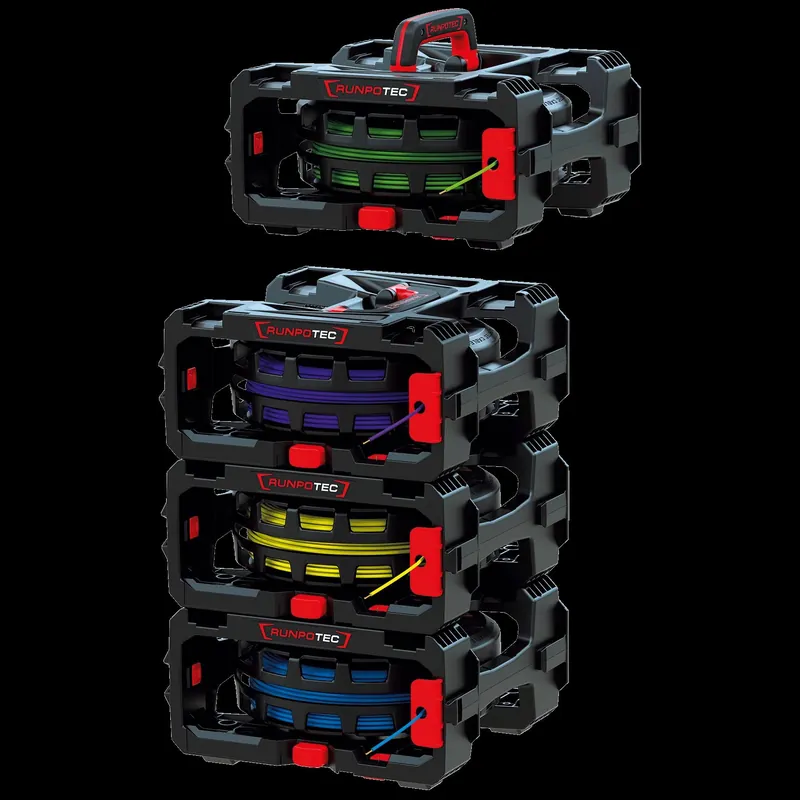 RUNPOTEC RUN KABELOVÝ BOX CB 260 ODVÍJEČ SAMOSTATNÝCH VODIČŮ 4 BOXY (SADA) 10216 Oblíbený