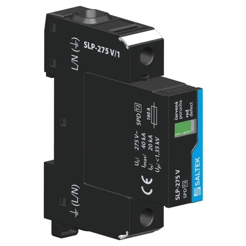 SALTEK SVODIČ SLP-275 V/1, TYP2, 20KA, 230VAC, 1PÓL Horká Nabídka