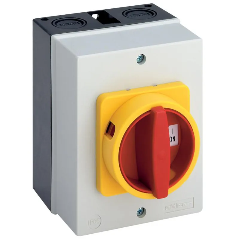 Akce WAPRO SAL VYPÍNAČ VÝKON. H216-41300-700N4 3P 20A IP66 HLAVNÍ/NOUZ. V KRYTU