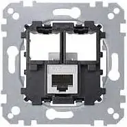 Datová zásuvka Schneider Electric Merten 1xRJ45 cat.6 UTP MTN4576-0001 Akce