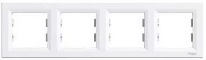 Akce Rámeček čtyřnásobný Schneider Electric Asfora EPH5800421 bílá
