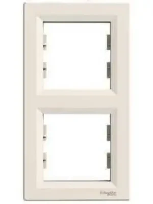 Ověřený Rámeček dvojnásobný Schneider Electric Asfora EPH5810223 krémová