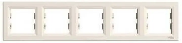 Kup Teď Rámeček pětinásobný Schneider Electric Asfora EPH5800523 krémová