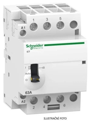 SCHNEIDER ACTI9 STYKAČ INSTAL ICT 3P 40A 220-240VAC 3Z A9C21843 Aktuální