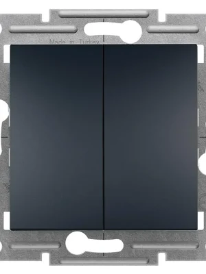 Výhodná Nabídka Spínač Schneider Electric Asfora řazení 5, EPH0300171, 10A, bezšroubové svorky, antracit