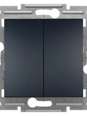 Vypínač bezšroubový č.6+6 Schneider Asfora 10A antracit EPH0600171 Aktuální