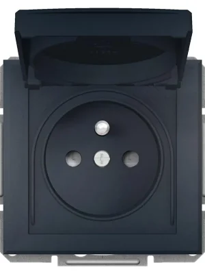 Super Cena Zásuvka Schneider Electric Asfora 2P+PE, EPH2800671, 16A, IP44, clonky, víčko, antracit