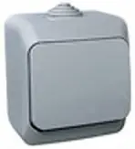 Cenově Výhodný Spínač jednopólový Schneider Electric Cedar Plus řazení 1/0, WDE000611, 16A, IP44, šedá