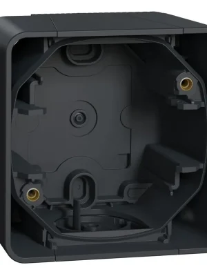 Finální Výprodej Nástěnná krabice jednonásobná Schneider Electric Mureva MUR37911, IP55, antracit