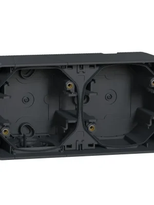 Nástěnná krabice dvojnásobná Schneider Electric Mureva MUR37914, IP55, vodorovná, antracit Omezená Nabídka