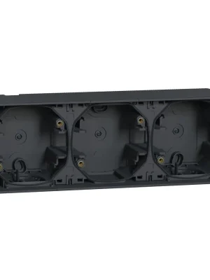 Poslední Šance Nástěnná krabice trojnásobná Schneider Electric Mureva MUR37713, IP55, vodorovná, antracit