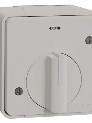 Originální Spínač kompletní, mechanický, časový Schneider Electric Mureva MUR39067, IP55, bílá