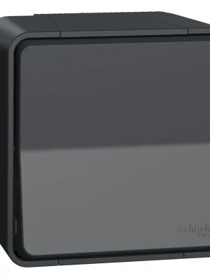 Tovární Cena Tlačítko Schneider Electric Mureva řazení 1/0 So, MUR35026, IP55, komplet, antracit