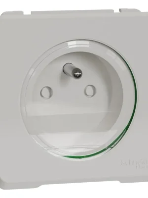 Zásuvka 2P+PE s clonkami Schneider Electric Mureva MUR39133, 16A, bezšroubová, IP55, polar Originální