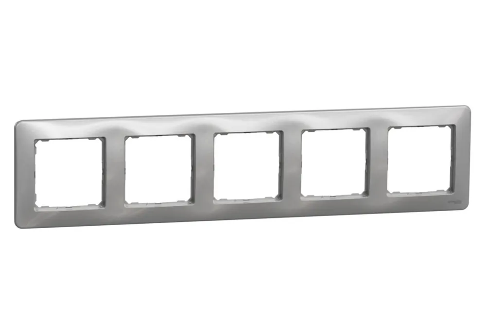 Rámeček pětinásobný Schneider Electric Sedna Design SDD313805 aluminium Speciální Cena