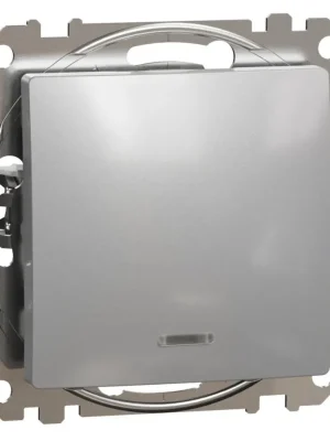 Cenová Bomba Spínač jednopólový, orientační kontrolka Schneider Electric Sedna Design řazení 1/0 So, SDD113111L aluminium