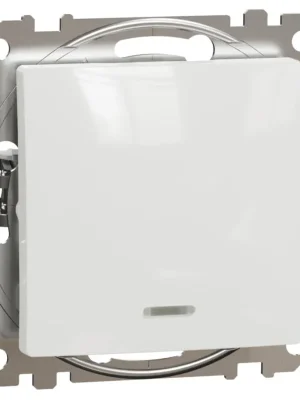 Spínač jednopólový, signalizační kontrolka Schneider Electric Sedna Design řazení 1S, SDD111101N bílá Top Prodej