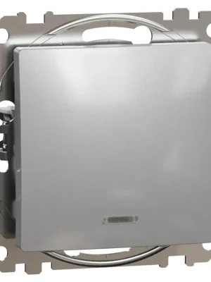 Spínač jednopólový, orientační kontrolka Schneider Electric Sedna Design řazení 1So, SDD113101L aluminium Přímo Od Výrobce