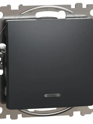 Spínač jednopólový, orientační kontrolka Schneider Electric Sedna Design řazení 1So, SDD114101L antracit Ověřený
