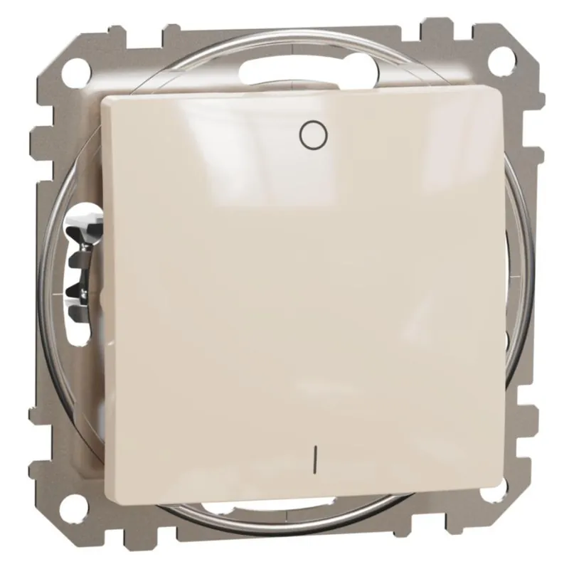 Akce Spínač dvoupólový Schneider Electric Sedna Design řazení 2, SDD112162, 16AX, béžová