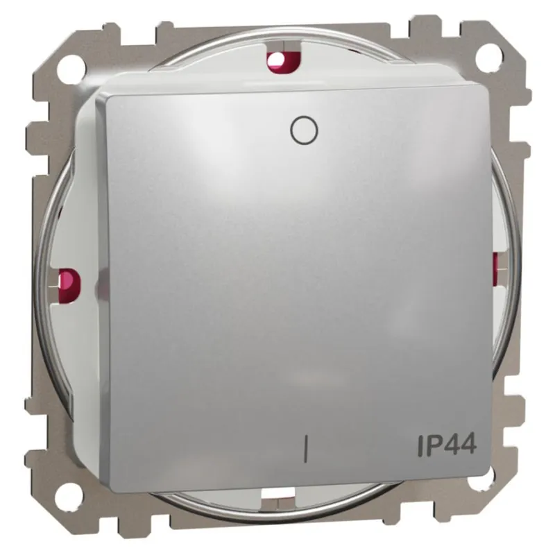 Aktuální Spínač dvoupólový Schneider Electric Sedna Design řazení 2, SDD213102, IP44, aluminium