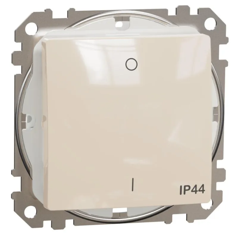 Dokud Zásoby Vydrží Spínač dvoupólový Schneider Electric Sedna Design řazení 2, SDD212102, IP44, béžová