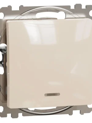 Spínač dvoupólový, signalizační kontrolka Schneider Electric Sedna Design řazení 2S, SDD112102N béžová Super Cena