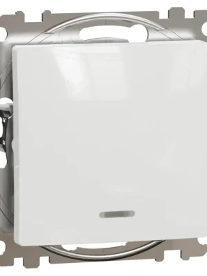 Výhodná Nabídka Spínač dvoupólový, signalizační kontrolka Schneider Electric Sedna Design řazení 2S, SDD111102N bílá