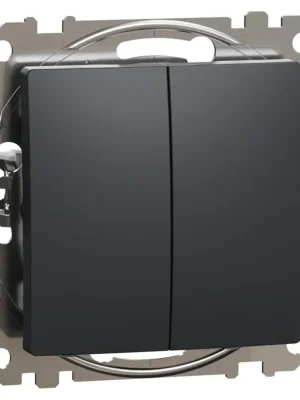 Spínač dvojitý Schneider Electric Sedna Design řazení 1/0+1/0, SDD114118 antracit Cenově Výhodný
